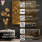 Magic Paints Silk Sparkle Metallic Paint – Shiny decorative finish for interior and exterior walls