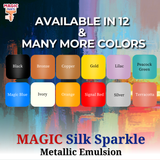 Magic Paints Silk Sparkle Metallic Paint – Shiny decorative finish for interior and exterior walls