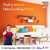 Magic Interior Emulsion Paint by Magic Paints – Smooth matte finish for Living Room Walls