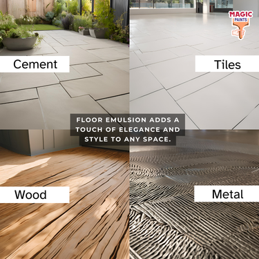 Magic Paints Floor Kadam Paint – Durable anti-slip coating for concrete and tiled floors