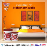 Magic Interior Emulsion Paint by Magic Paints – Smooth matte finish for Living Room Walls