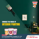 Magic Interior Emulsion Paint by Magic Paints – Smooth matte finish for Living Room Walls