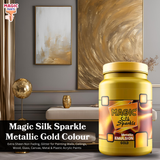 Magic Paints Silk Sparkle Metallic Paint – Shiny decorative finish for interior and exterior walls