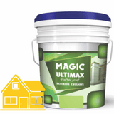 Exterior Emulsion Paint by Magic Paints – Durable protective finish in Light Beige shade