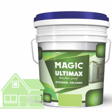 Exterior Emulsion Paint by Magic Paints – Durable protective finish in Light Beige shade