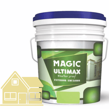 Exterior Emulsion Paint by Magic Paints – Durable protective finish in Light Beige shade