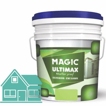 Exterior Emulsion Paint by Magic Paints – Durable protective finish in Light Beige shade