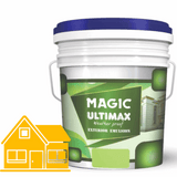 Exterior Emulsion Paint by Magic Paints – Durable protective finish in Light Beige shade
