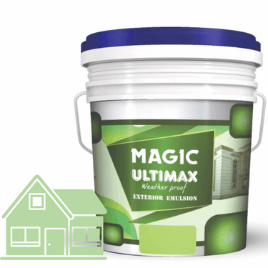 Exterior Emulsion Paint by Magic Paints – Durable protective finish in Light Beige shade
