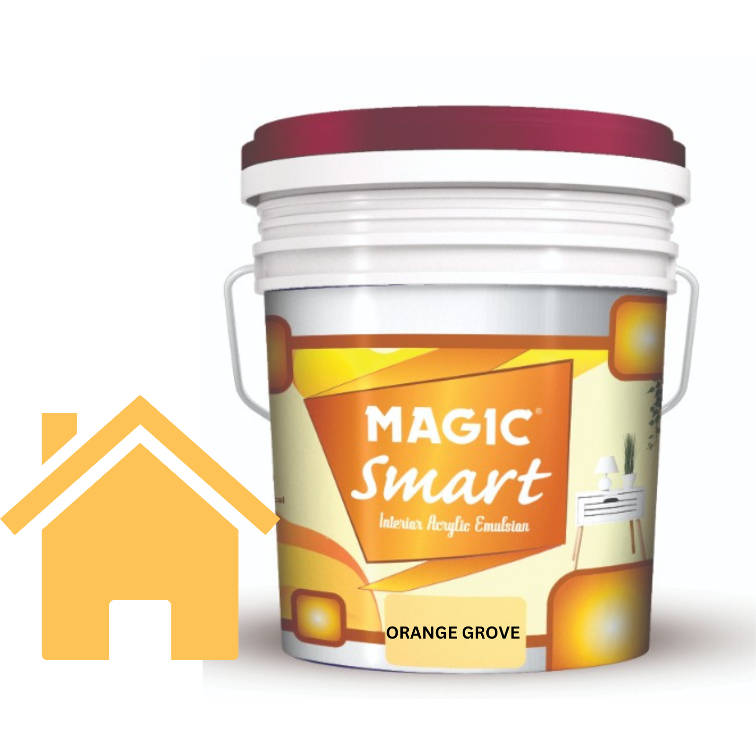 Magic Smart Interior Acrylic Premium Interior Emulsion Paint for a ...