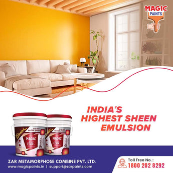 Interior Emulsion Paint by Magic Paints β Premium smooth finish for Hall Walls