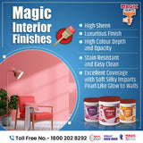 Interior Emulsion Paint by Magic Paints – Premium smooth finish for Hall Walls