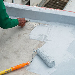 Roof waterproofing treatment to protect against heavy rain and moisture.