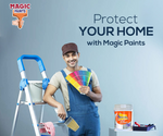 MAGIC PAINTS Ajooba Intex High Gloss Emulsion Paint for Interior & Exterior