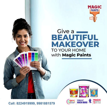Ajooba Acrylic Distemper - Durable & Smooth Wall Finish