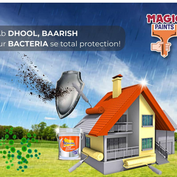 MAGIC PAINTS Ajooba Intex High Gloss Emulsion Paint for Interior & Exterior