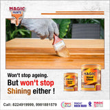 Magic Paints Wood Gloss 1KPU – Premium PU Finish for Wooden Surfaces