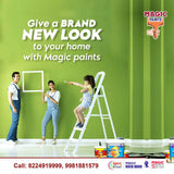 Ajooba Acrylic Distemper - Durable & Smooth Wall Finish