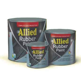 Magic Paints Allied Ultimate Rubber Paint with Complete Rust Protection Durable & Waterproof Coating BLACK Enamel Wall Paint