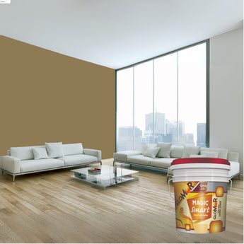 Magic Paints Smart Glomor Interior Acrylic Emulsion for smooth, durable, and beautiful interior wall finishes.