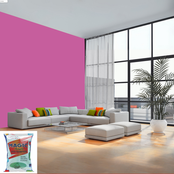 Magic Paints Acrylic Distemper premium interior wall paint offering excellent coverage, smooth matte finish, vibrant colors, easy application, and long-lasting durability for residential and commercial interiors.