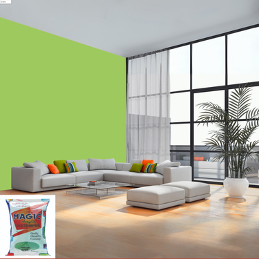 Magic Paints Acrylic Distemper premium interior wall paint offering excellent coverage, smooth matte finish, vibrant colors, easy application, and long-lasting durability for residential and commercial interiors.