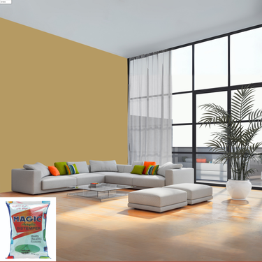 Magic Paints Acrylic Distemper premium interior wall paint offering excellent coverage, smooth matte finish, vibrant colors, easy application, and long-lasting durability for residential and commercial interiors.