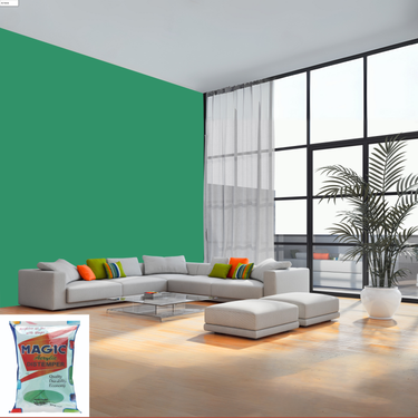 Magic Paints Acrylic Distemper premium interior wall paint offering excellent coverage, smooth matte finish, vibrant colors, easy application, and long-lasting durability for residential and commercial interiors.