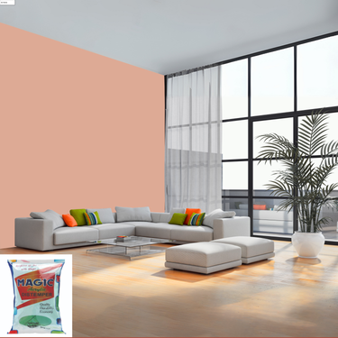 Magic Paints Acrylic Distemper premium interior wall paint offering excellent coverage, smooth matte finish, vibrant colors, easy application, and long-lasting durability for residential and commercial interiors.