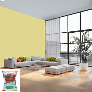Magic Paints Acrylic Distemper premium interior wall paint offering excellent coverage, smooth matte finish, vibrant colors, easy application, and long-lasting durability for residential and commercial interiors.