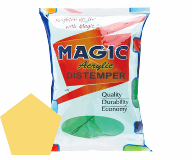 MAGIC PAINTS Acrylic Distemper Paint Smooth Matte Finish