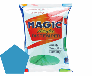 MAGIC PAINTS Acrylic Distemper Paint Smooth Matte Finish
