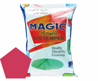 MAGIC PAINTS Acrylic Distemper Paint Smooth Matte Finish