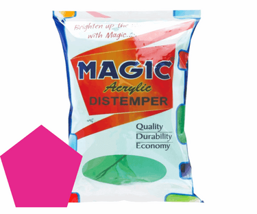 MAGIC PAINTS Acrylic Distemper Paint Smooth Matte Finish