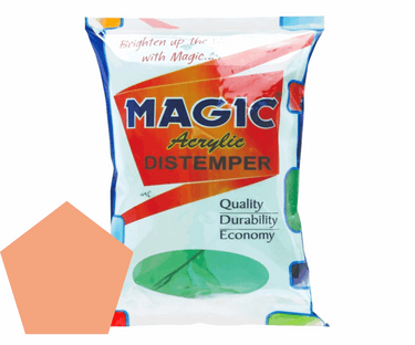 MAGIC PAINTS Acrylic Distemper Paint Smooth Matte Finish