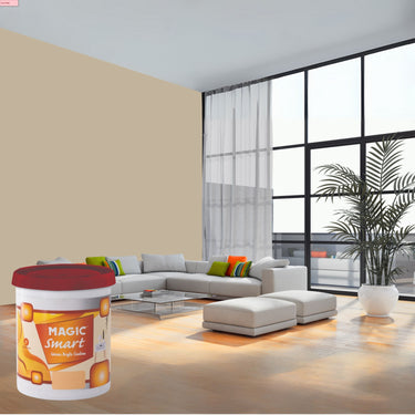 Magic Paints Smart Glomor Interior Acrylic Emulsion for smooth, durable, and beautiful interior wall finishes.