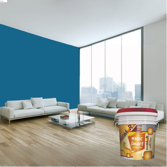 Magic Paints Smart Glomor Interior Acrylic Emulsion for smooth, durable, and beautiful interior wall finishes.