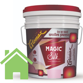 Magic Silk Glomax Hi-Sheen Luxury Interior Emulsion – Premium High-Gloss Finish
