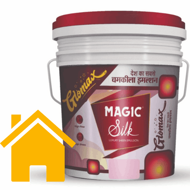 Magic Silk Glomax Hi-Sheen Luxury Interior Emulsion – Premium High-Gloss Finish