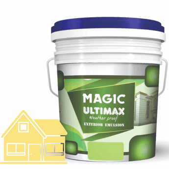 Utlimax Premium Elastomeric Exterior Emulsion Ultimate Protection & Stunning Finish - Premium Paint by Magic Paints